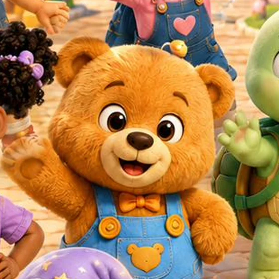 Bibi Bear smiling