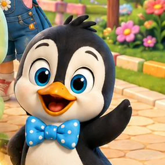 Pip Penguin smiling