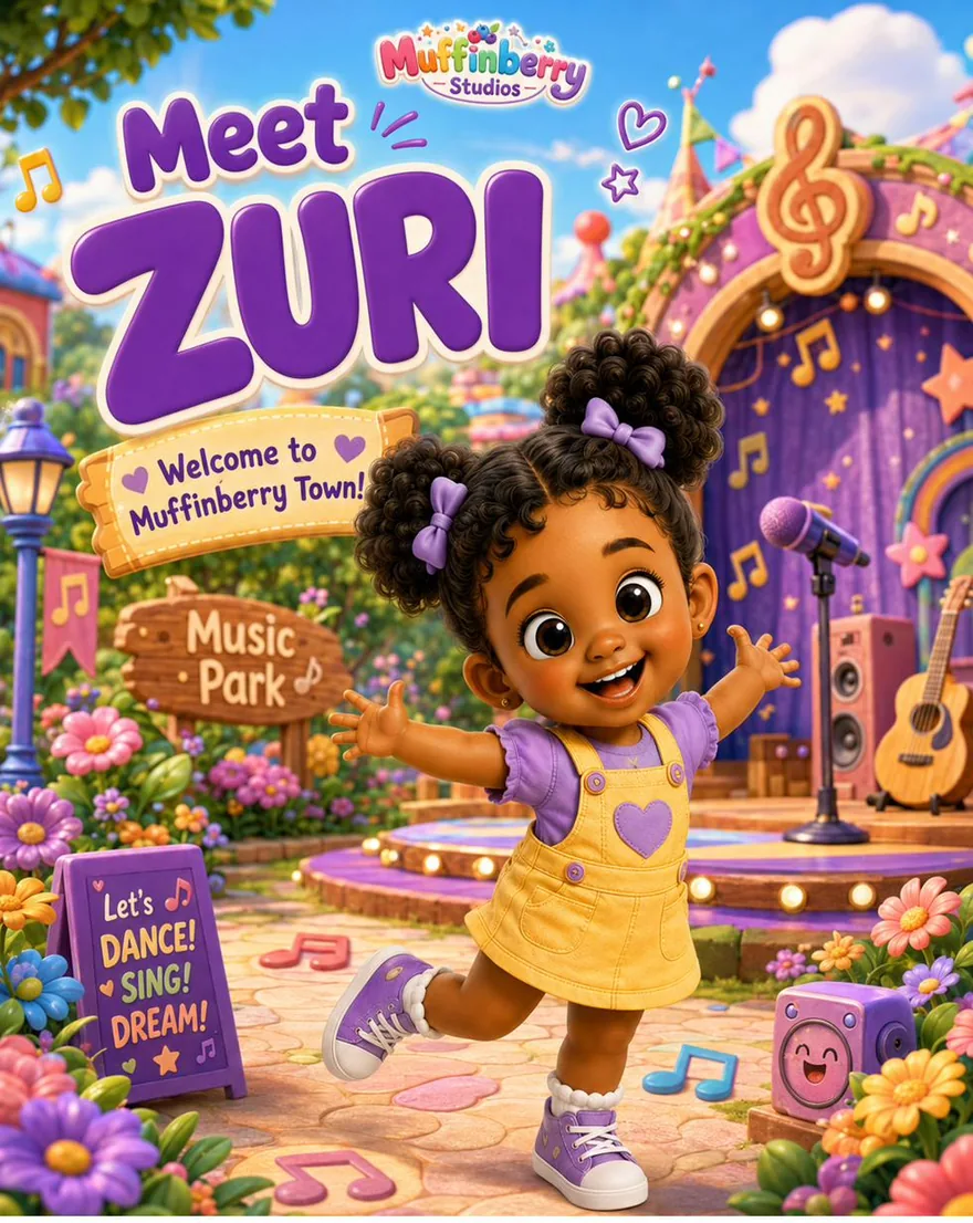 Poster of Zuri in Muffinberry Town
