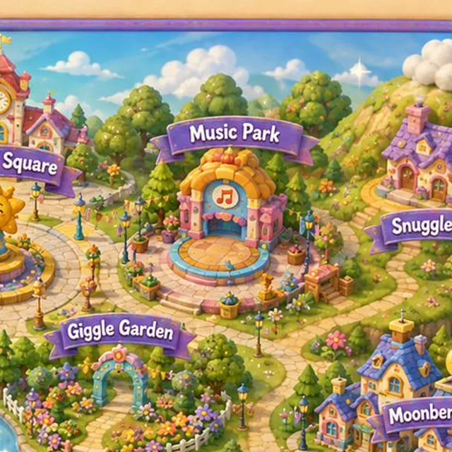 Music Park on the Muffinberry Town map