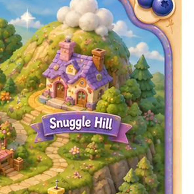 Snuggle Hill on the Muffinberry Town map
